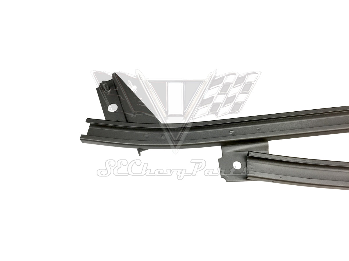 1967-1968 Chevy Impala Hardtop Rear Quarter Glass Front Track RIGHT RESTORED